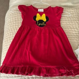Red Disney Lydia Dress. Size 4T
